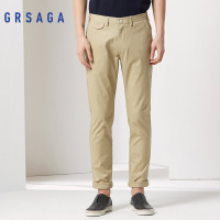 GRSAGA夏季休闲卡其色系休闲裤11622328679