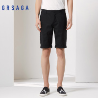 GRSAGA夏季休闲黑色系休闲裤11621128602