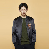 GRSAGA秋冬人物图案男式黑色系茄克黑色系11642218465