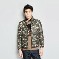 GRSAGA冬季立领男式印花系羽绒服印花系Y21541671A