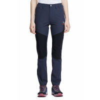 牧高笛户外 登山徒步轻薄防风透气耐磨运动休闲春夏弹力长裤女款