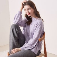 冬季韩版潮流宽松圆领百搭套头毛衣