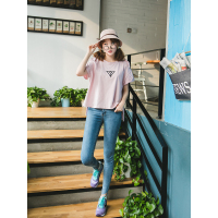 MolaLuna2018夏季新款刺绣T恤女士