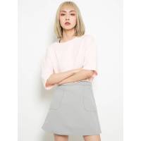 MolaLuna2018夏季新品字母印花短款T恤女士