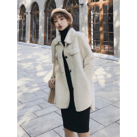 中长款毛衣裙女过膝2018秋冬装新款修身加厚高领打底连衣裙F5572