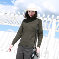 通勤简约百搭套头长袖女款针织衫