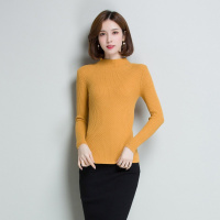 半高领简约针织衫修身半身裙百搭两件套