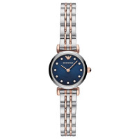 阿玛尼(Emporio Armani)手表小表盘休闲百搭商务石英表 女表钢带腕表 AR11222