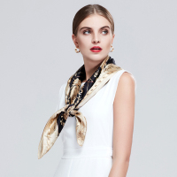 WILLIAM&KAT(威廉凯特)真丝丝巾女士桑蚕丝绸围巾防晒沙滩巾披肩纱巾手工收边真丝方巾