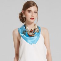 WILLIAM&KATE（威廉凯特）真丝丝巾新品桑蚕丝女围脖小方巾空姐商务皇家英伦风桑蚕丝小围巾