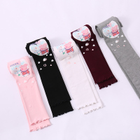 PEPPAPIG（小猪佩琪）弹力平板单荷叶边九分童裤袜