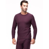 爱帝情侣秋衣秋裤圆领弹力内磨毛暖衣套棉莫保暖基础内衣套装