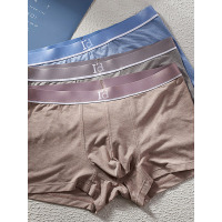 爱帝新款无痕男士平角内裤舒适透气冰丝四角内裤男单条装夏