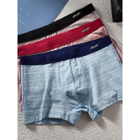 爱帝男士新款平角裤青年内裤宽松透气运动四角裤头