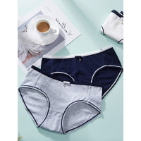 爱帝女式撞色小内裤组合低腰性感少女风纯棉底档三角裤裤头