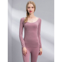 爱帝秋冬女士秋衣秋裤基础款美体保暖打底内衣套装