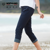 诺诗兰（NORTHLAND）户外女士休闲运动透气弹力快干九分裤GQ072B02