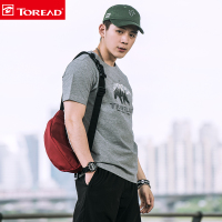 探路者（TOREAD）短袖男户外男士吸湿透气印花圆领T恤TAJG81743