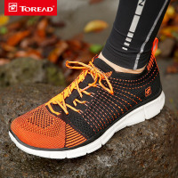 探路者（TOREAD）户外男女情侣一体织越野跑鞋KFFF81370/KFFF82370