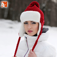 快乐狐狸（ActionFox）线帽女帽户外滑雪帽加厚针织帽护耳帽3887