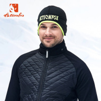 快乐狐狸（ActionFox）男滑雪防风护耳帽跑步保暖快干帽子4544