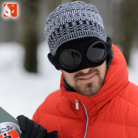 快乐狐狸（ActionFox）天户外雪镜帽男帽儿童滑雪针织女帽3906