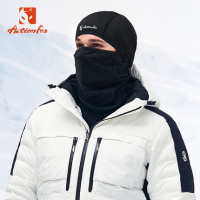 快乐狐狸户外滑雪运动骑行防风保暖护脸纯色舒适透气面罩-1