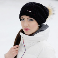快乐狐狸（ActionFox）套头帽时尚堆堆帽休闲户外保暖毛线帽女帽3967