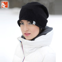 快乐狐狸（ActionFox）女毛线帽女堆堆帽时尚户外女帽子3944