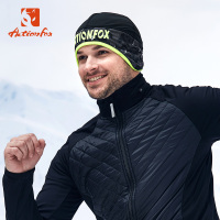 快乐狐狸冬季男子滑雪护耳帽防风保暖速干女跑步运动帽1