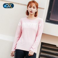 DISCOVERY户外女款时尚简洁长袖圆领T恤FAJF92140