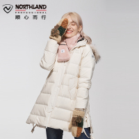 诺诗兰（NORTHLAND）户外女士防风保暖加厚灰鹅绒羽绒服GD072610