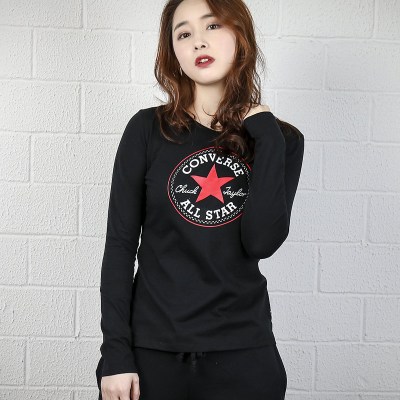 匡威（CONVERSE）女装卫衣AllStar图案印花休闲长袖T恤10005090