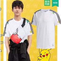阿迪达斯（ADIDAS）男款运动服神奇宝贝小精灵联名休闲圆领短袖T恤FM0321
