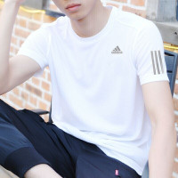 阿迪达斯（ADIDAS）男款运动服休闲圆领短袖T恤EK2855