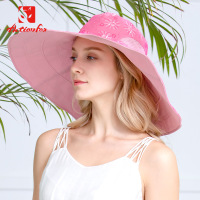 快乐狐狸（ActionFox）运动户外女式遮阳帽时尚大沿双面戴休闲盆帽4773P