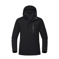 诺诗兰（NORTHLAND）冲锋衣户外男式运动休闲舒适透气保暖耐磨防风防水透湿套抓绒内胆三合一冲锋衣GS075631