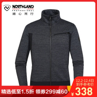 诺诗兰（NORTHLAND）户外男式运动休闲轻量保暖防风舒适透气时尚抓绒外套GF075511