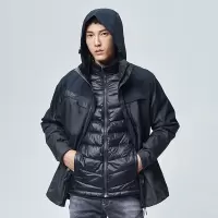 探路者（TOREAD）户外运动男女情侣款防风保暖羽绒服内胆冲锋衣TAWF91777