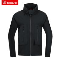 探路者（TOREAD）户外运动外套户外男女同款运动休闲舒适弹力防风防泼水多口袋复合外套TAEH90250