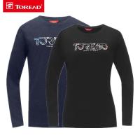 探路者（TOREAD）户外运动长袖T恤户外情侣款卫衣水柔棉圆领长袖T恤TAJH91817/TAJH92818