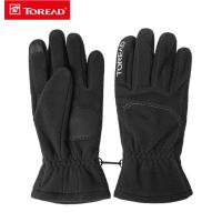 探路者（TOREAD）户外运动手套户外女式防风保暖HIMEX抓绒手套TELH92307
