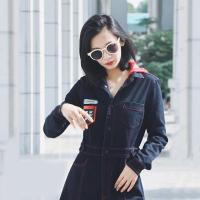 探路者（TOREAD)户外运动连体裤女连体衣裤牛仔连体裤TAMI82880