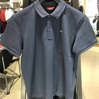 探路者（TOREAD)户外运动 T恤 男士户外吸湿透气短袖翻领polo衫TAJH81751