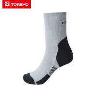 探路者（TOREAD）户外运动袜子长绒精梳棉男式袜子套装TELI81779