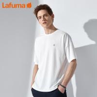 乐飞叶（LAFUMA）运动户外跑步宽松拼接快干T恤男短袖LMTS9BS24