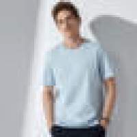 乐飞叶（LAFUMA）运动户外男士透气休闲圆领短袖T恤LMTS9BS46