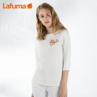 乐飞叶（LAFUMA）运动户外女士透气七分袖印花圆领T恤LFTS9AL16