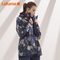 乐飞叶（LAFUMA）运动户外女士流印花防水修身中长款冲锋衣LFJA8CS86