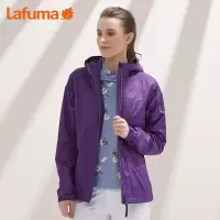 乐飞叶（LAFUMA）运动户外防水防风衣流拼接连帽冲锋衣女LFJA8CS82